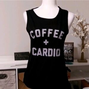 Coffee + Cardio muscle tee